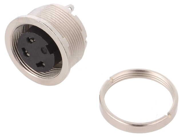 Connector: M16; contact; 581,680,682; vrouwelijk; PIN: 3; 7A; IP40