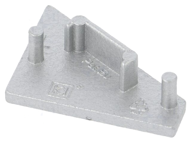 Afsluitkap voor profielen LED; zilver; 20st; ABS; GEN2; CORNER14
