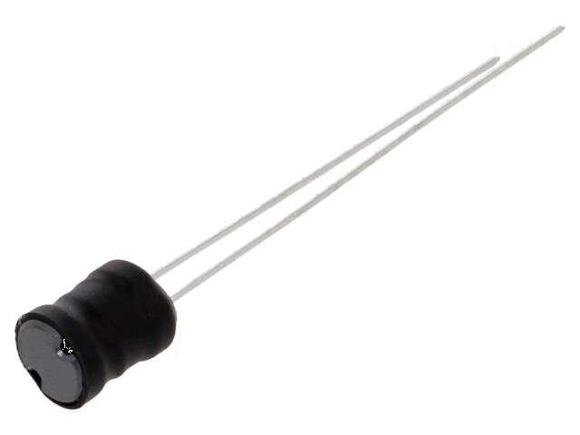 Smoorspoel: draadgewonden; THT; 10mH; 63mA; 37,4Ω; ±10%; Ø6,5x8,5mm