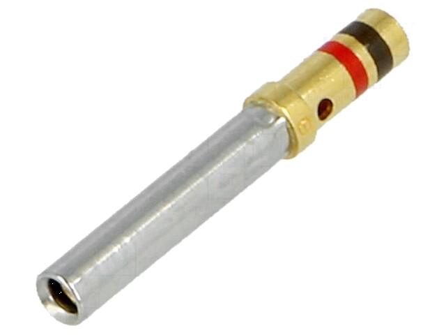 Contact; vrouwelijk; verguld; ECTA 544; voor draad; 10A; 100st.