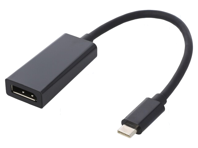 Adapter; USB 3.1; DisplayPort-contrastekker,USB-C-stekker