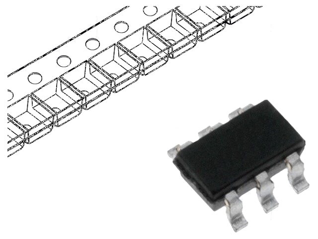 Transistor: N-MOSFET; unipolair; 30V; 4A; 0,8W; TSOP6