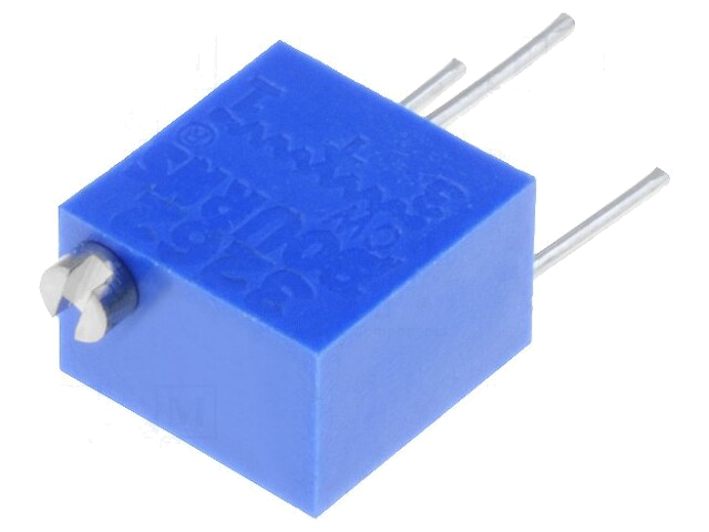 Potentiometer: montage-; staand,meerslagen; 1kΩ; 250mW; ±10%; THT