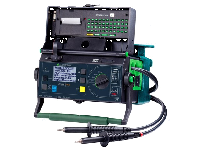 Meter: isolatieweerstand; LCD; VAC: 50÷1000V; VDC: 50÷5000V; IP40