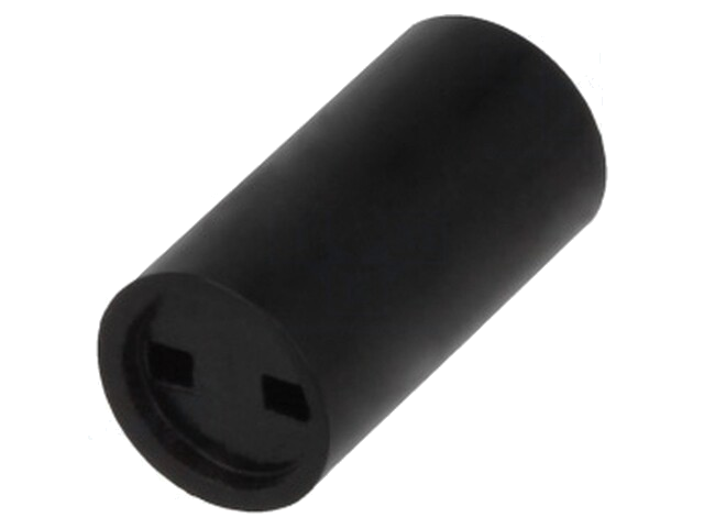 Afstandbus; LED; Øext: 5mm; ØLED: 3mm; L: 8,5mm; zwart