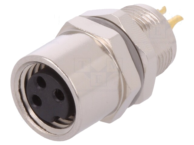Connector: M8; vrouwelijk; PIN: 3; niet afgeschermd; contact; IP67