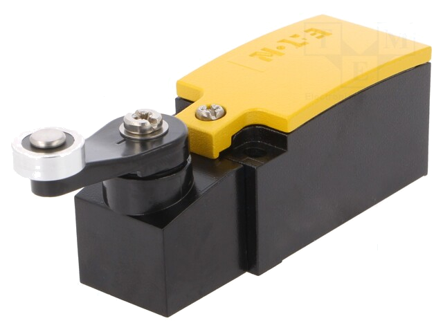 Eindschakelaar; hendel R 27mm, roller van kunststof Ø14mm