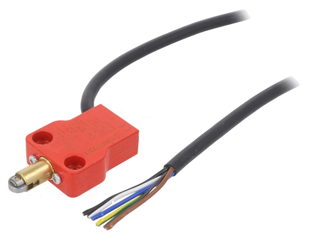 Eindschakelaar; metalen rol Ø10mm; NO + NC; 10A; max.250VAC; IP66
