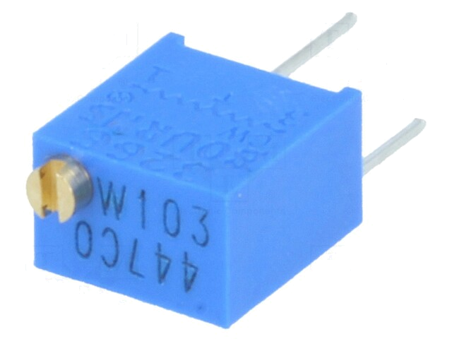 Potentiometer: montage-; meerslagen; 10kΩ; 250mW; ±10%; lineair