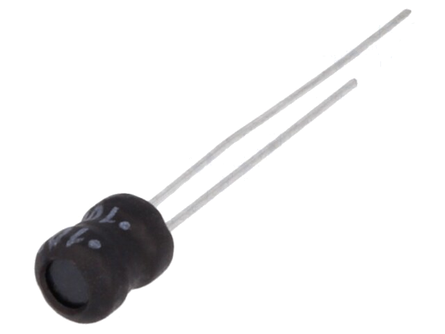Smoorspoel: draadgewonden; THT; 1mH; 100mA; 11,5Ω; ±10%; Ø5x6,5mm