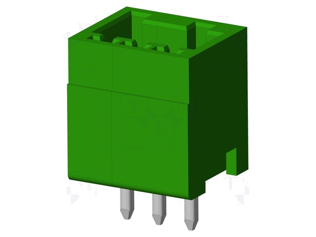 Connector: ontkoppelbare terminal strip; contact; mannelijk