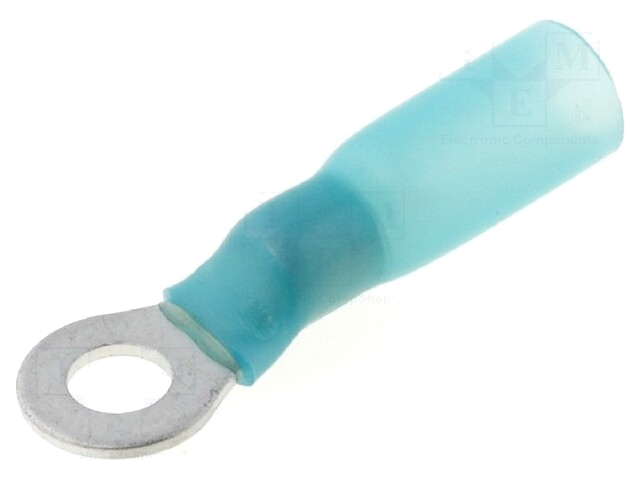 Uiteinde: oog; M4; Ø: 4,3mm; 1,5÷2,5mm2; klemmen; voor draad; blauw