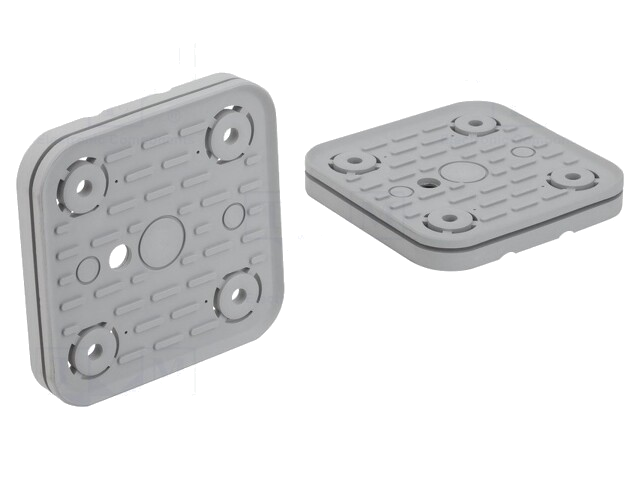 Zuigplaat voor vacu�mblok; 120x120x16,5mm