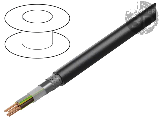 Leiding; 2XSLCYK-J,BiTservo UV 3plus 2XSLCYK-J FR; koord; Cu