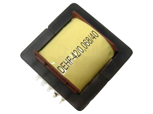 Smoorspoel: draadgewonden; THT; 68uH; 40A; 12mΩ; 45x43x36mm