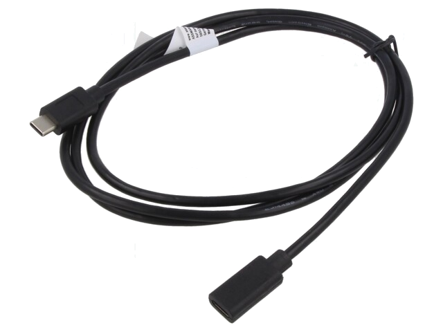 Kabel; USB 2.0; USB-C-aansluiting,USB-C-stekker; vernikkeld