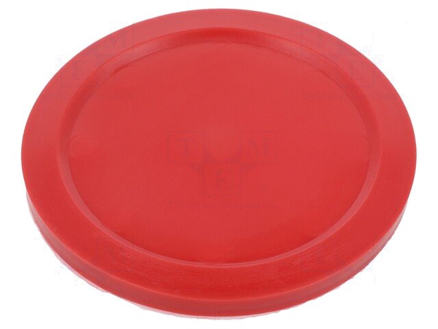 Bovenste patroonafsluitdop; rood; ingedrukt; TCH-EA200C-HD
