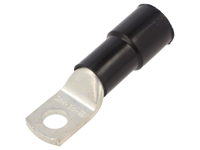 Uiteinde: buis; M10; Ø: 10,5mm; 70mm2; klemmen; voor draad; vertind