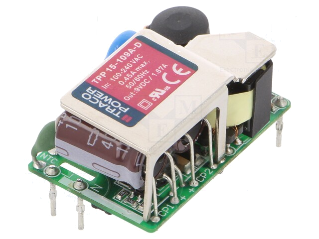 Voedingseenheid: schakelende; open; 15W; 120÷370VDC; 85÷264VAC